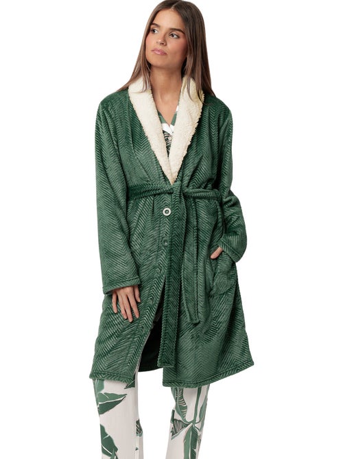 Robe de chambre Luxury Leaves - Kiabi