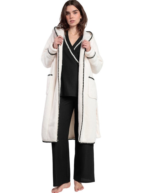 Robe de chambre Luxury Stitching - Kiabi Robe de chambre Luxury Stitching - Kiabi