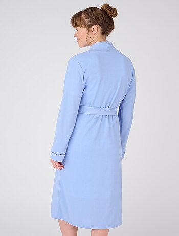 Robe de chambre maille fantaisie gaufrée - Damart