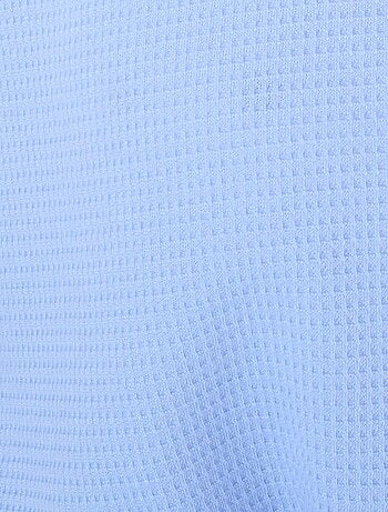 Robe de chambre maille fantaisie gaufrée - Damart