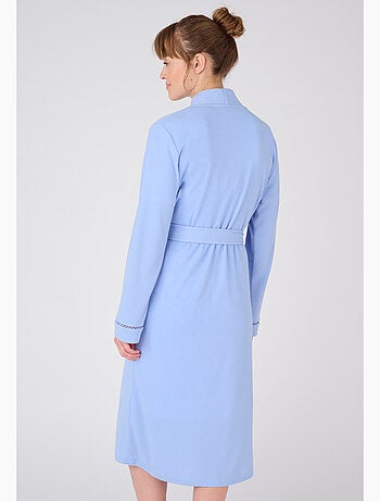 Robe de chambre maille fantaisie gaufrée - Damart