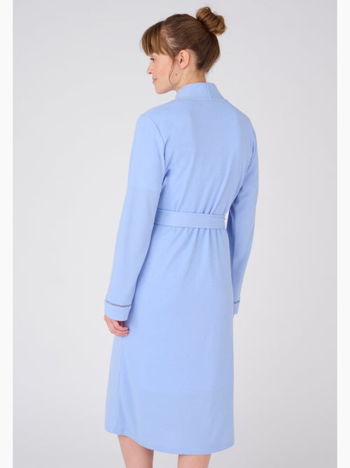 Robe de chambre maille fantaisie gaufrée - Damart - Kiabi