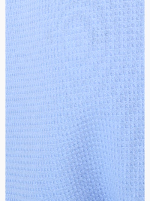Robe de chambre maille fantaisie gaufrée - Damart - Kiabi