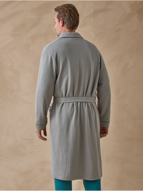 Robe de chambre maille nid d'abeille - DAXON - Kiabi