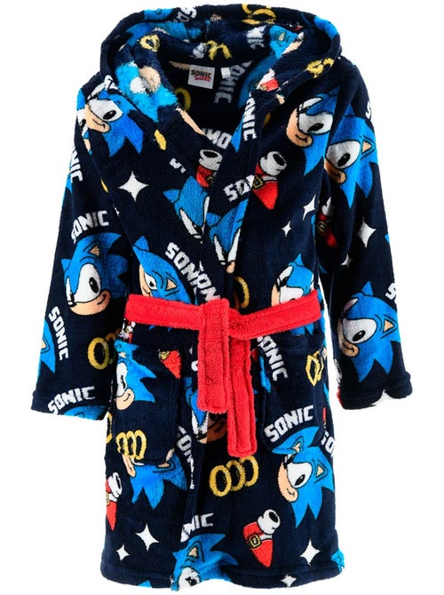 Robe de chambre marine garçon sonic - licence officielle - Kiabi Robe de chambre marine garçon sonic - licence officielle - Kiabi