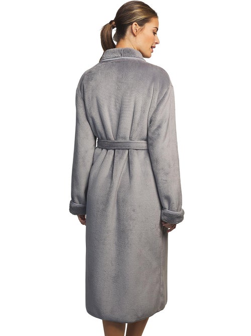 Robe de chambre mi-longue Supersoft - Kiabi