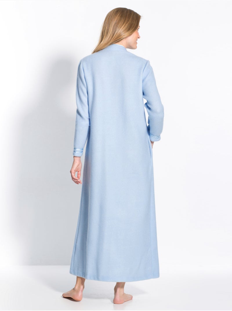 Robe de chambre molleton courtelle - DAXON Bleu - Kiabi