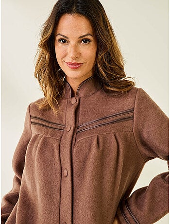 Robe de chambre molleton courtelle - daxon