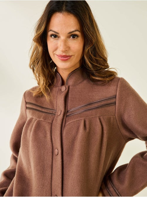 Robe de chambre molleton courtelle - daxon - Kiabi Robe de chambre molleton courtelle - daxon - Kiabi