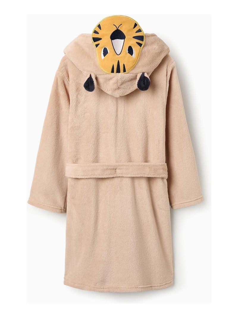 Robe de chambre polaire, avec oreilles ALL STARS COLLEGE Beige foncé - Kiabi