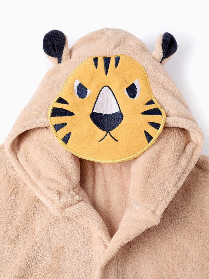 Robe de chambre polaire, avec oreilles ALL STARS COLLEGE Beige foncé - Kiabi