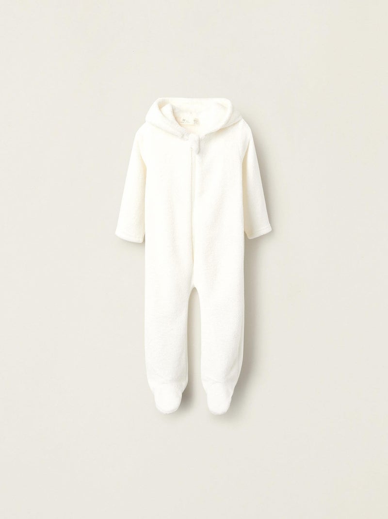 Robe de chambre polaire, avec oreilles LITERARY WORLD Blanc - Kiabi