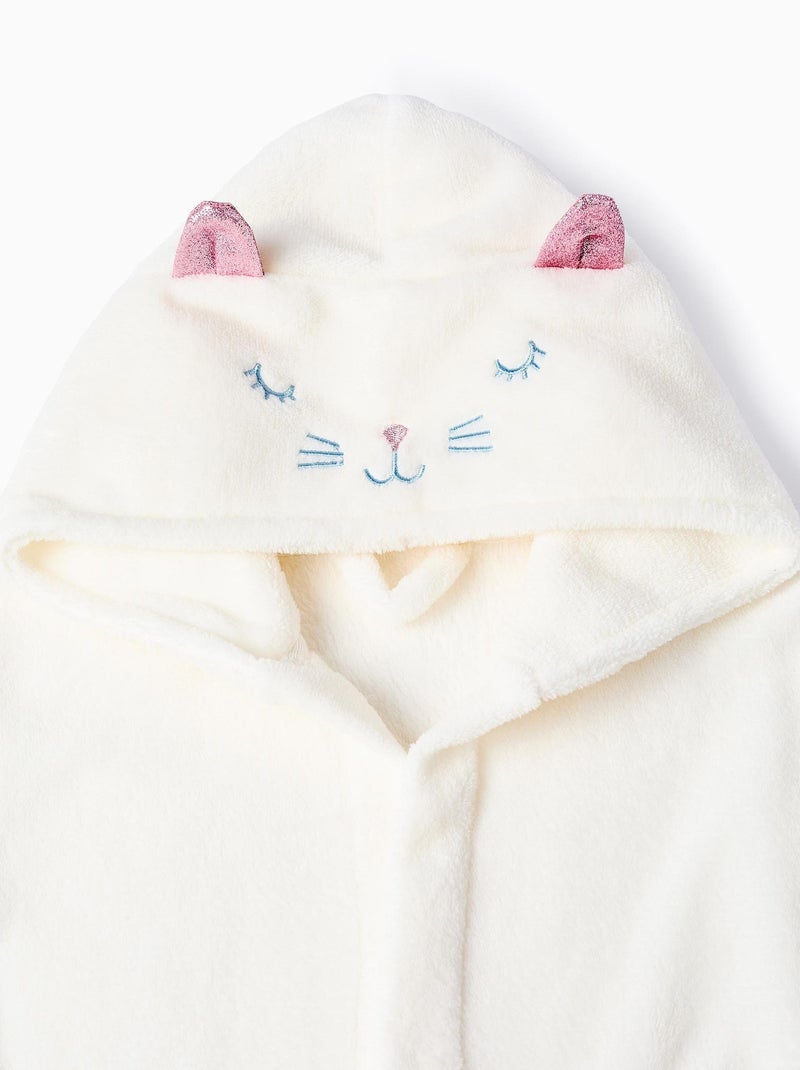Robe de chambre polaire, avec oreilles LITERARY WORLD Blanc - Kiabi