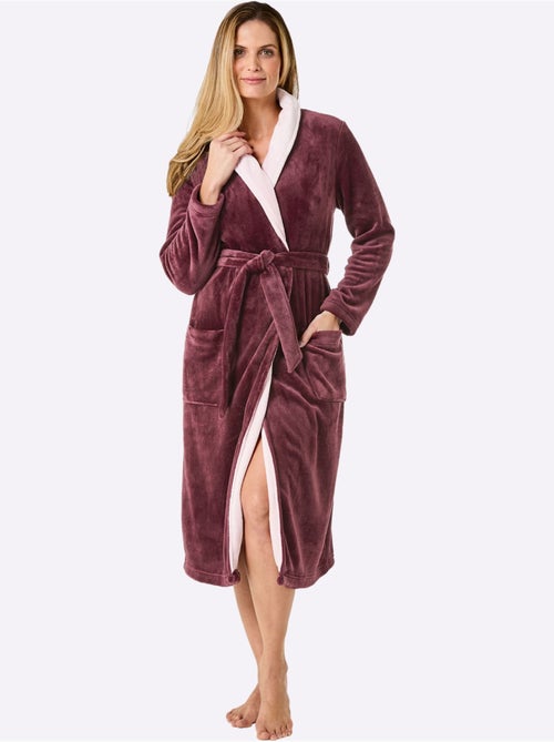 Robe De Chambre Polaire Toute Douce - Taille Standard - Witt - Kiabi