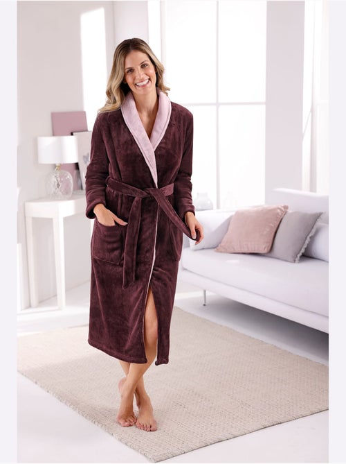 Robe De Chambre Polaire Toute Douce - Taille Standard - Witt - Kiabi