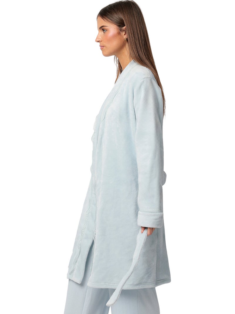 Robe de chambre Romantic Bleu - Kiabi