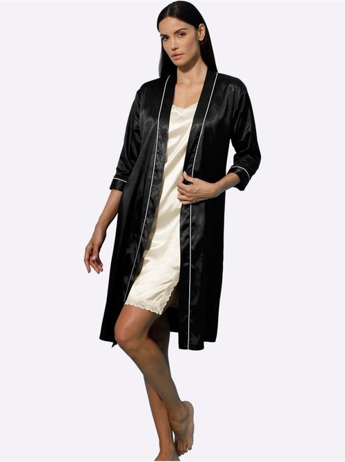 Robe De Chambre Satin - Taille Standard - Witt - Kiabi