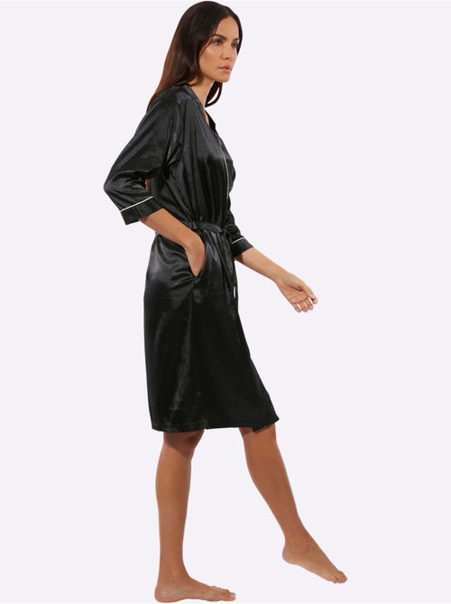 Robe De Chambre Satin - Taille Standard - Witt - Kiabi