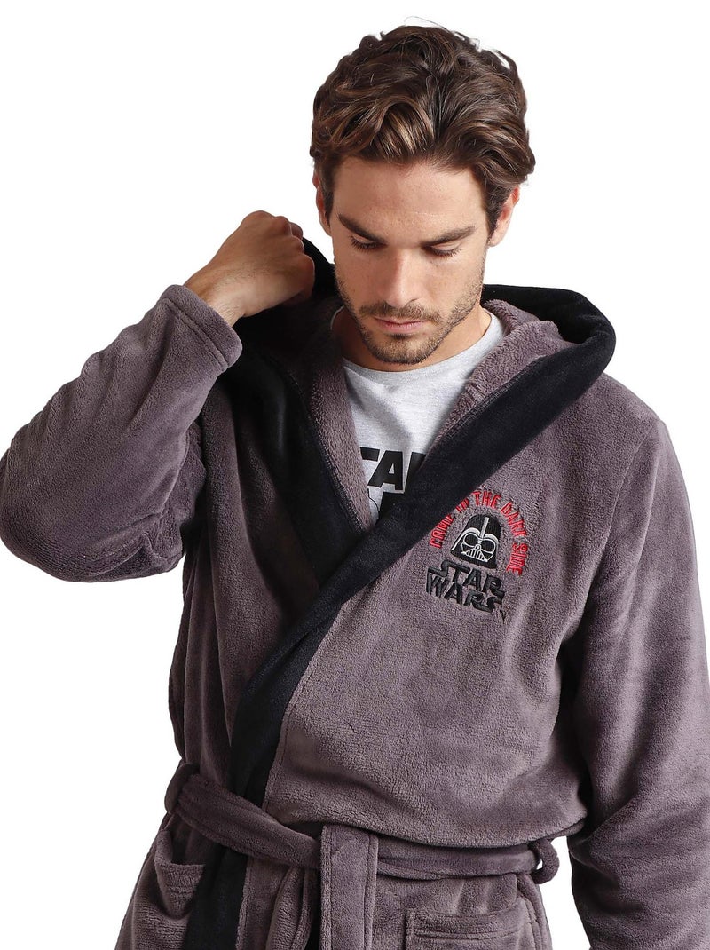 Robe de chambre Star Wars Gris - Kiabi