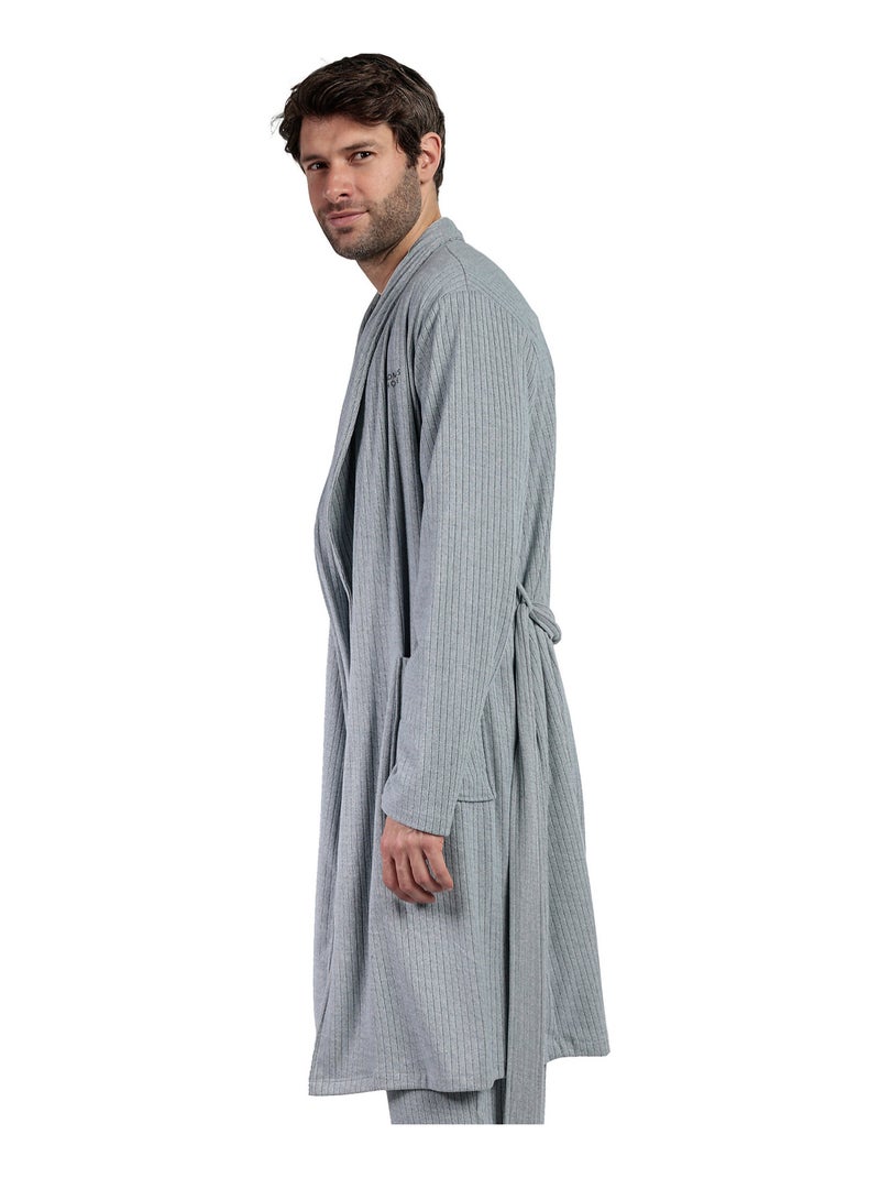 Robe de chambre Supersoft Bleu - Kiabi
