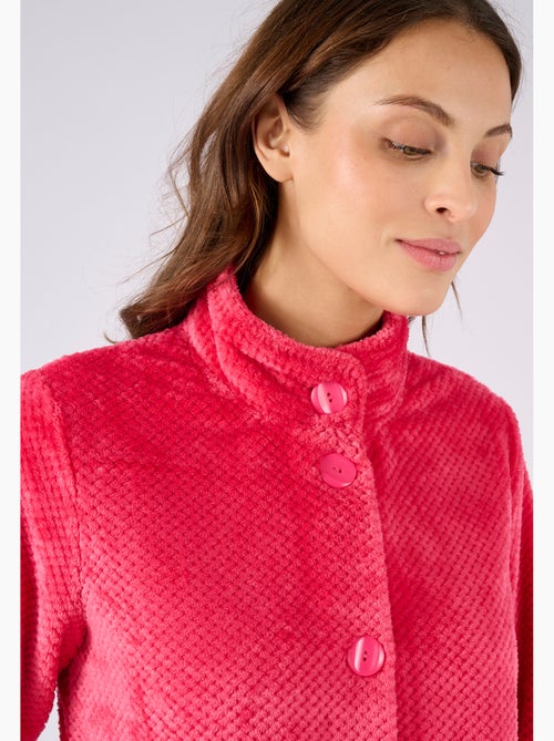 Robe de chambre Thermolactyl en maille fantaisie - Damart - Kiabi