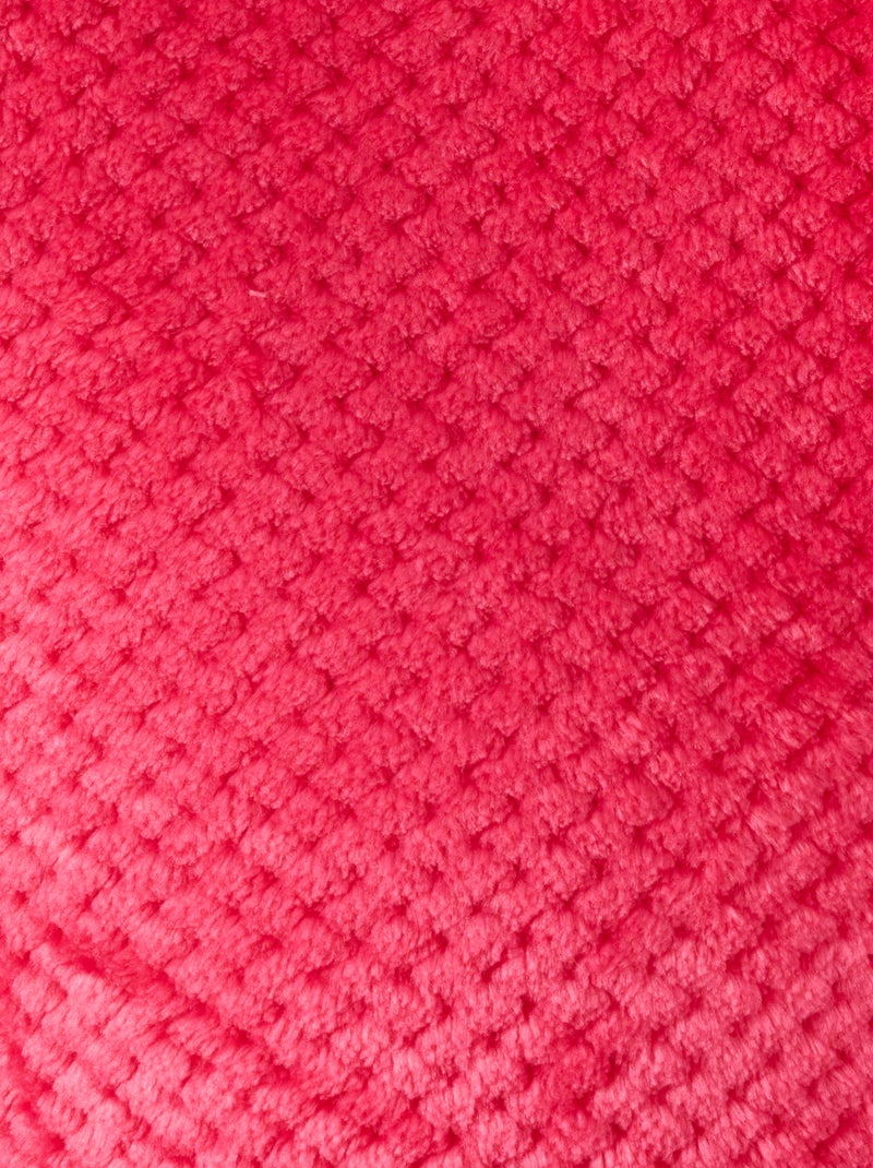 Robe de chambre Thermolactyl en maille fantaisie - Damart Rose framboise - Kiabi