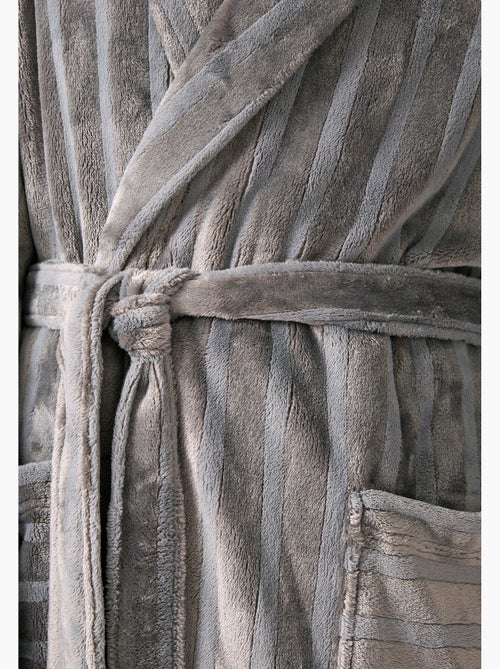 Robe de chambre thermolactyl en maille jacquard - damart - Kiabi Robe de chambre thermolactyl en maille jacquard - damart - Kiabi