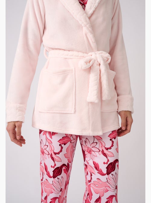 Robe de chambre thermolactyl en maille moelleuse - damart - Kiabi Robe de chambre thermolactyl en maille moelleuse - damart - Kiabi