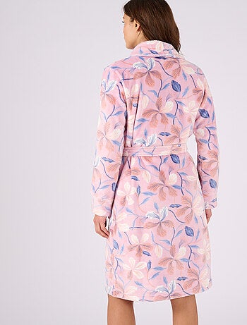 Robe de chambre Thermolactyl en maille moelleuse - Damart