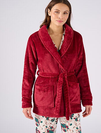 Robe de chambre Thermolactyl en maille moelleuse - Damart