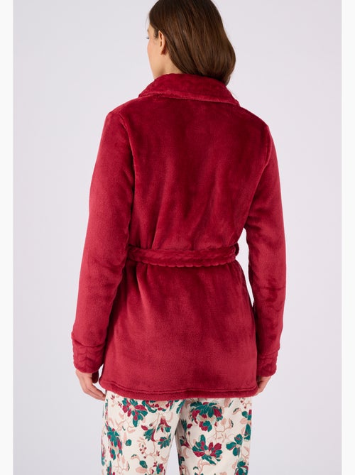 Robe de chambre Thermolactyl en maille moelleuse - Damart - Kiabi