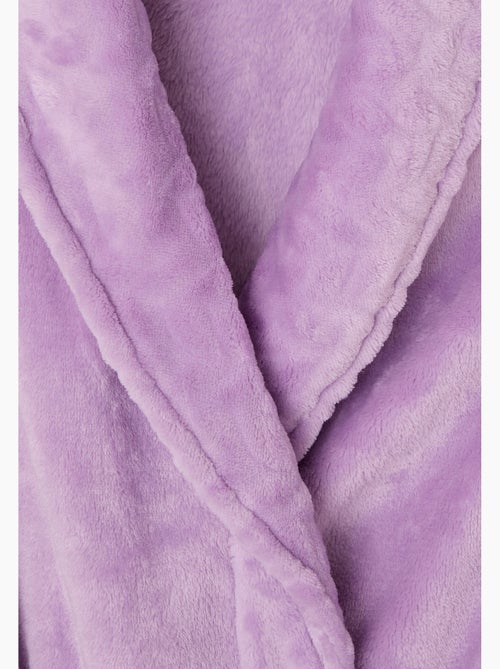 Robe de chambre Thermolactyl en maille moelleuse - Damart - Kiabi