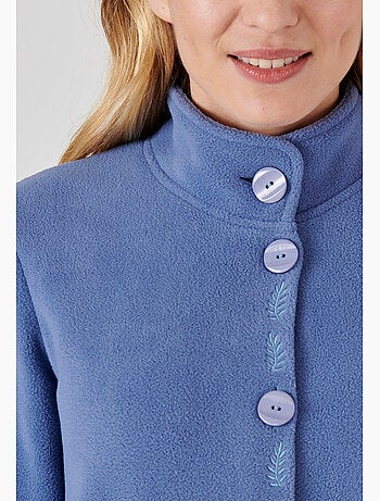 Robe de chambre thermolactyl en maille polaire - damart