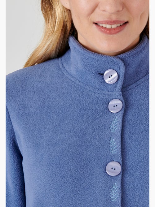 Robe de chambre Thermolactyl en maille polaire - Damart - Kiabi