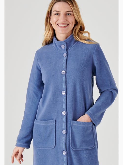 Robe de chambre Thermolactyl en maille polaire - Damart - Kiabi