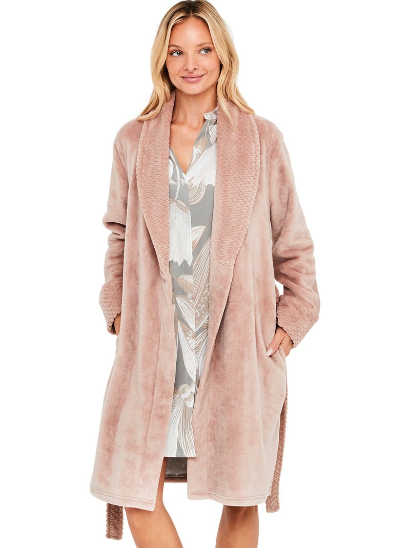 Robe de chambre unisexe pc2 Rose - Kiabi