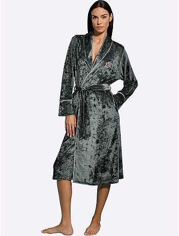 Robe De Chambre Velours Ras - Taille Standard - Witt