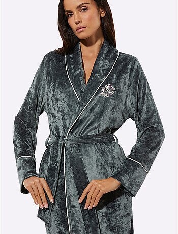 Robe De Chambre Velours Ras - Taille Standard - Witt