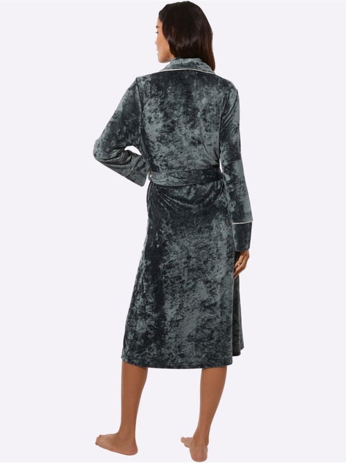 Robe De Chambre Velours Ras - Taille Standard - Witt - Kiabi Robe De Chambre Velours Ras - Taille Standard - Witt - Kiabi