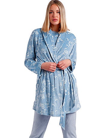 Robe de chambre White Flowers