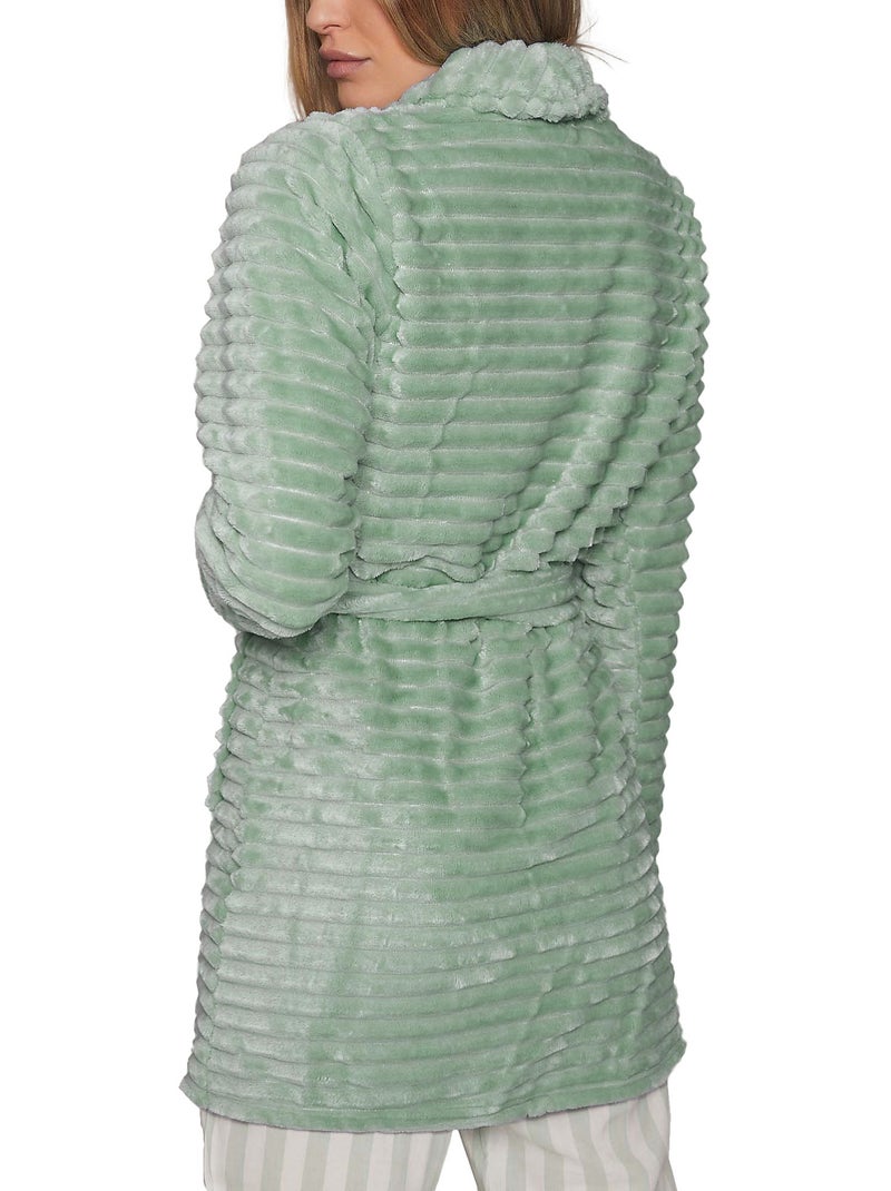 Robe de chambre Winter Paisley Vert - Kiabi
