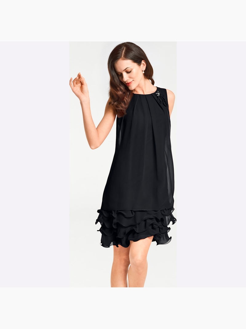 Robe de cocktail - taille standard - helline Noir - Kiabi