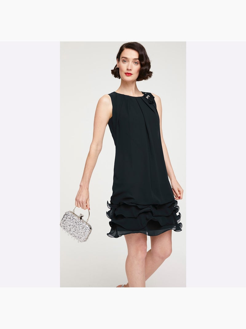 Robe de cocktail - taille standard - helline Noir - Kiabi