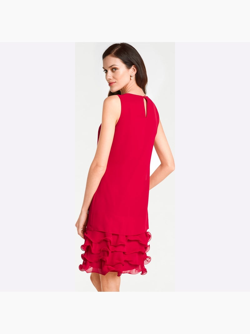 Robe de cocktail - taille standard - helline Rouge - Kiabi