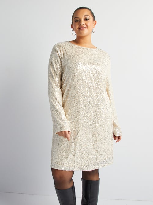 Robe de fêtes en sequins - Kiabi