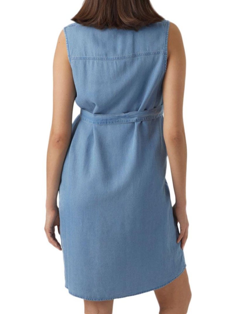 Robe de Grossesse Femme Vero Moda Maternity Bleu - Kiabi