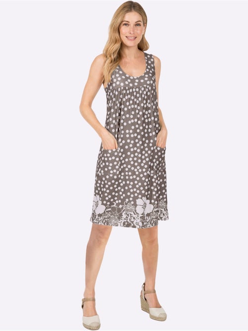 Robe De Loisirs Viscose Douce Et Fluide - Taille Standard - Witt - Kiabi