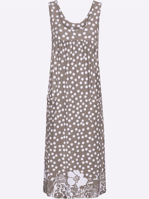 Robe De Loisirs Viscose Douce Et Fluide - Taille Standard - Witt - Kiabi