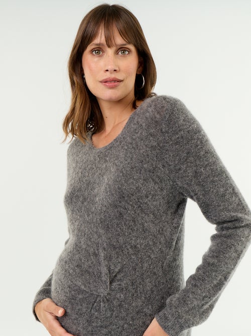Robe de maternité en laine mélangée - Kiabi Robe de maternité en laine mélangée - Kiabi