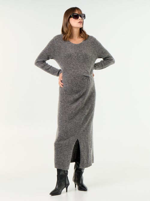 Robe de maternité en laine mélangée - Kiabi Robe de maternité en laine mélangée - Kiabi